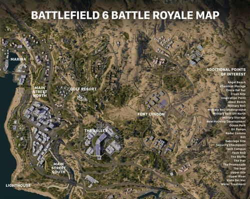 نقشه بتل رویال Battlefield 6
