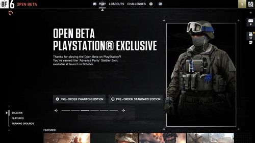 اسکین های انحصاری Battlefield6